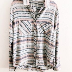 Maurice's Flannel Button Up Top